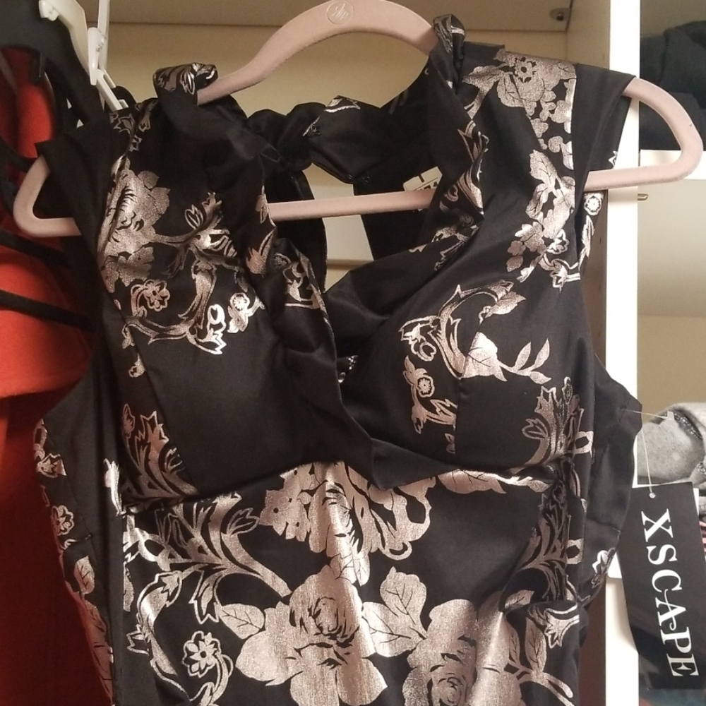 Black cocktail dress